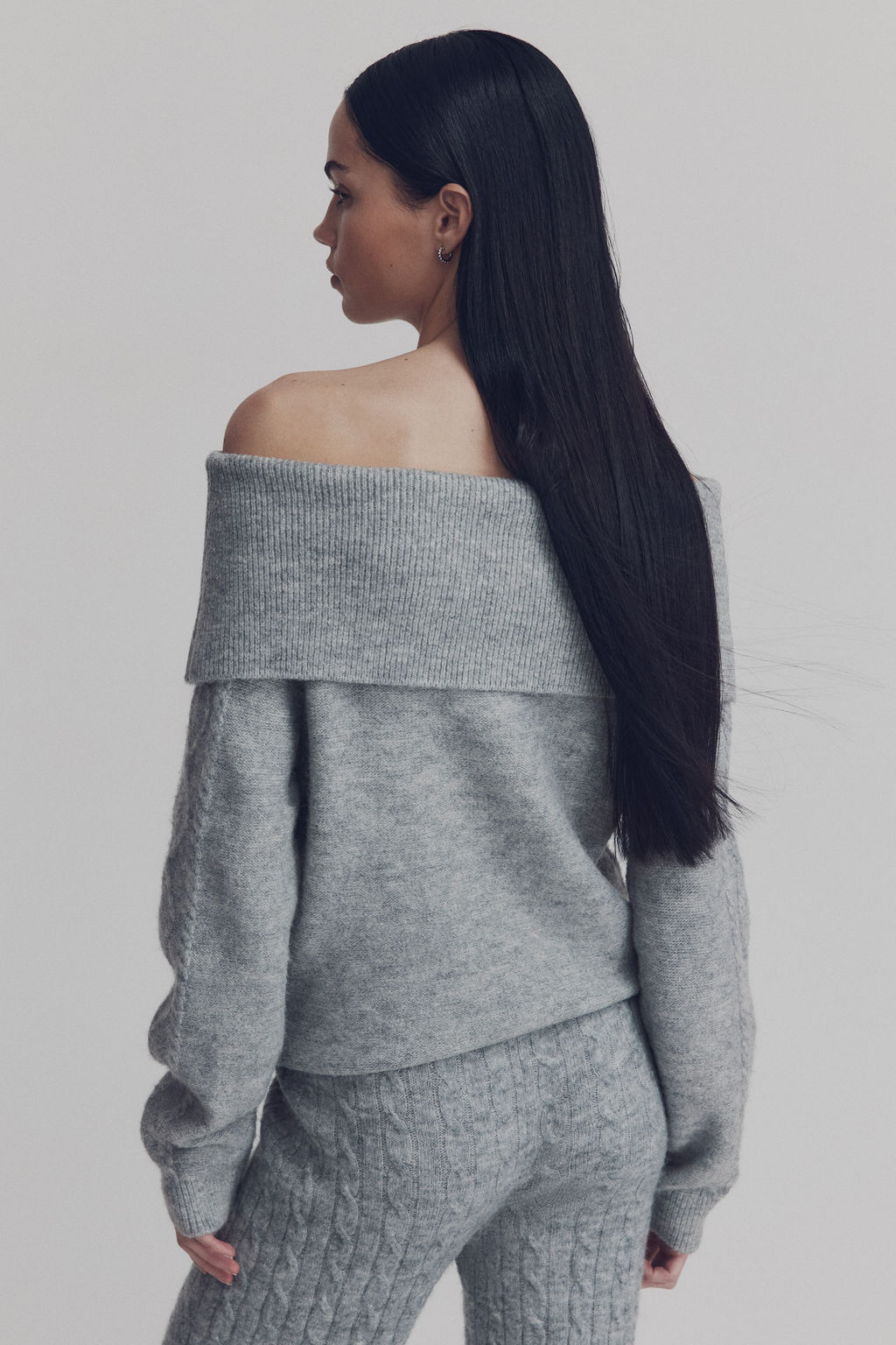 Jersey off-the-shoulder - H&m фото 8
