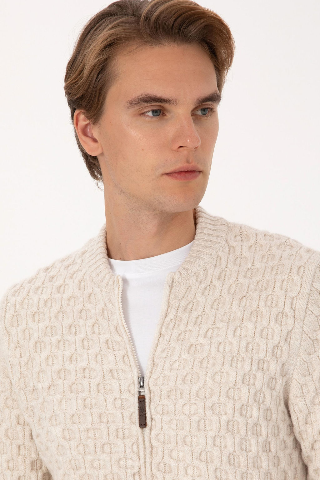 Erkek Krem Triko H_rka - U.s. polo assn фото 2