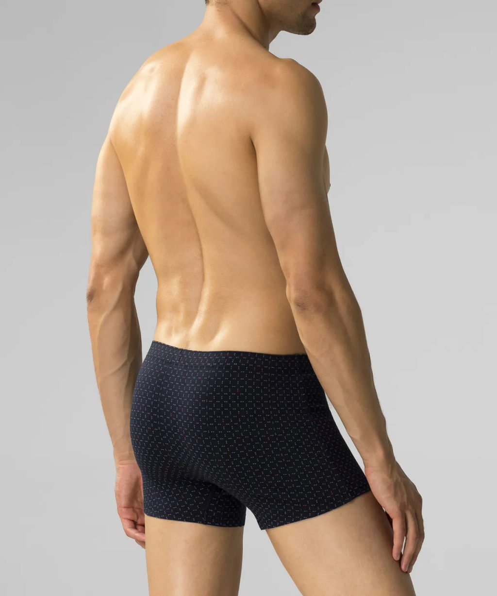 ATLANTIC 3MH-200 Трусы шорты Check - набор 3 шт. темно-синий + бургунди + голубой  фото 3