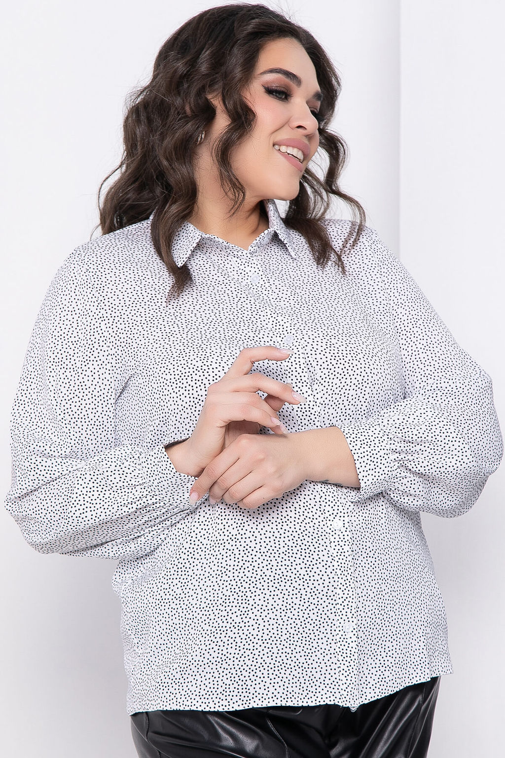 Блуза Алтея (белая) НЬЮ Б8597 - Lt collection фото 8