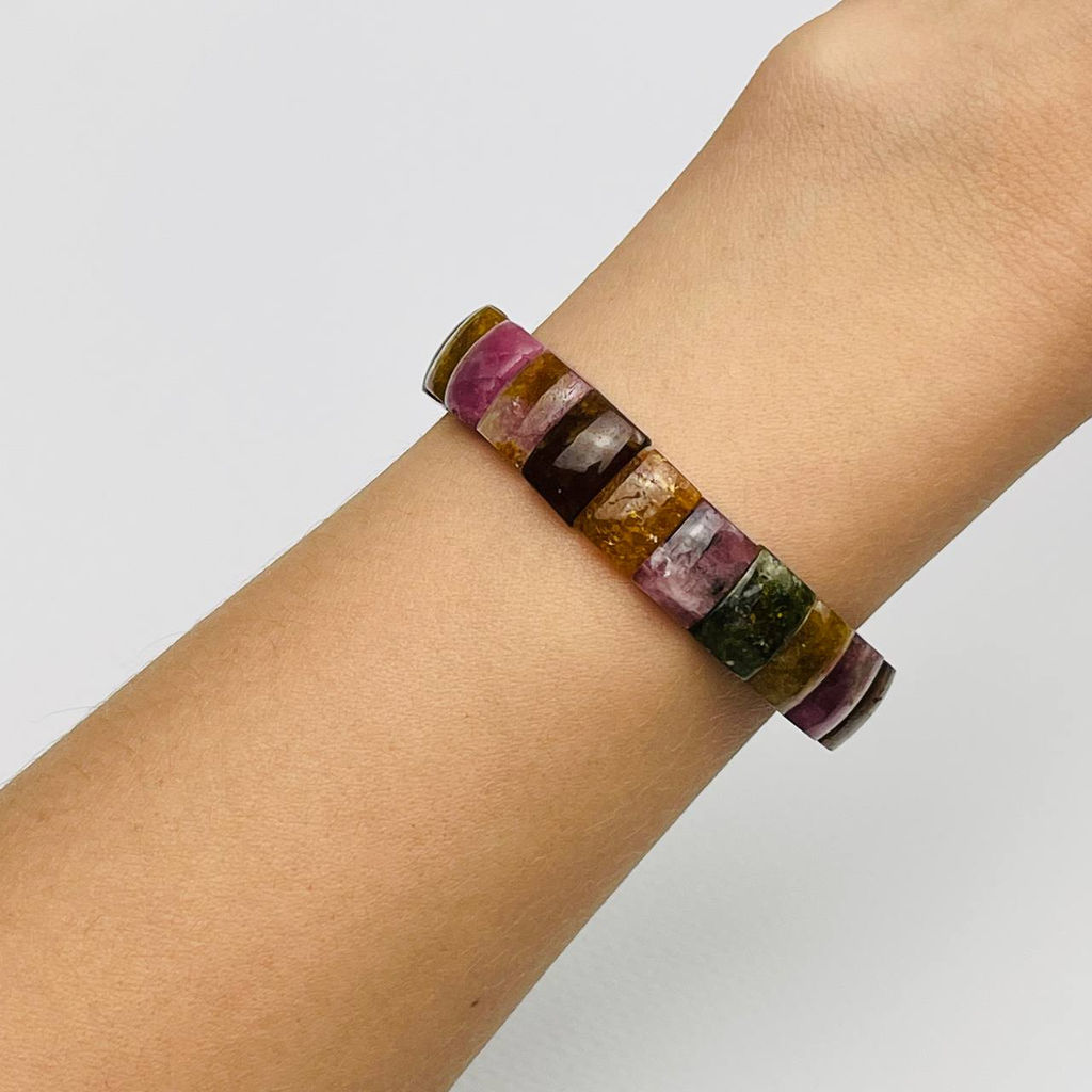 Браслет из Турмалина микс 17 см