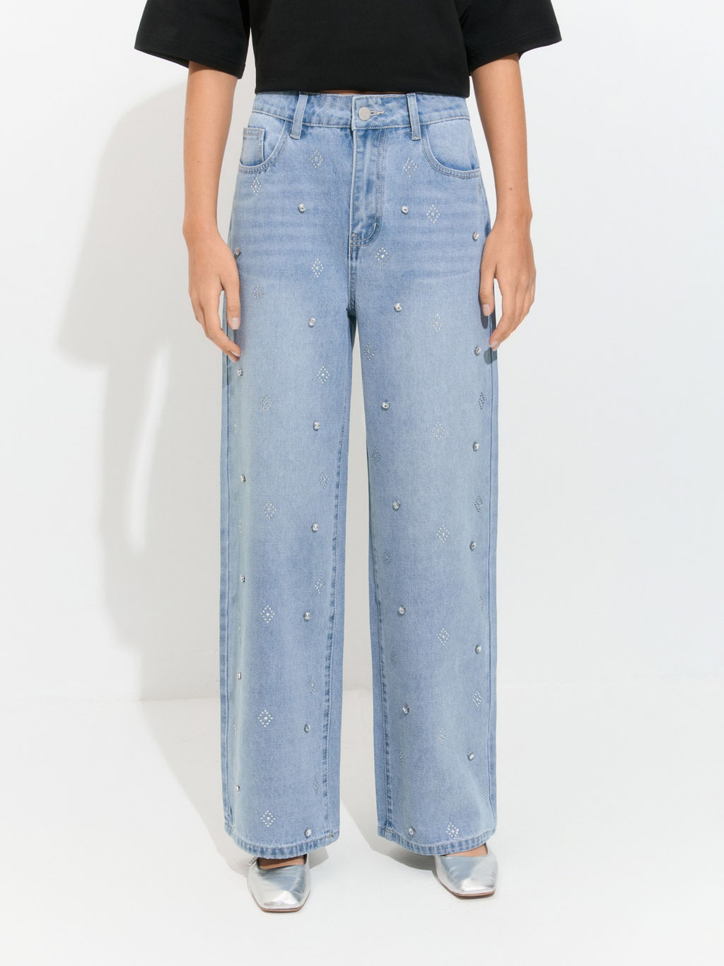 10200440101 Брюки джинсовые жен. Holborn синий - Concept club фото 2