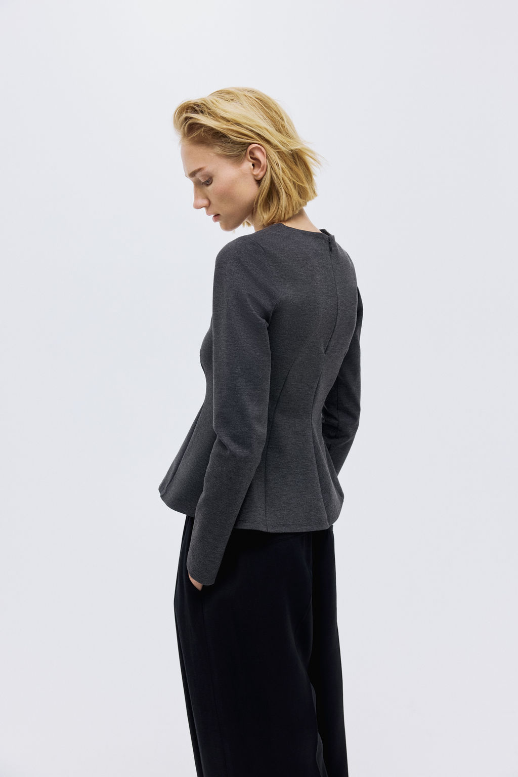 Top de punto con peplum - H&m фото 5