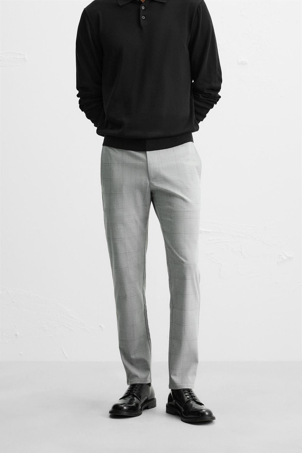 SLIM FIT COMFORT TROUSERS - Zara фото 38