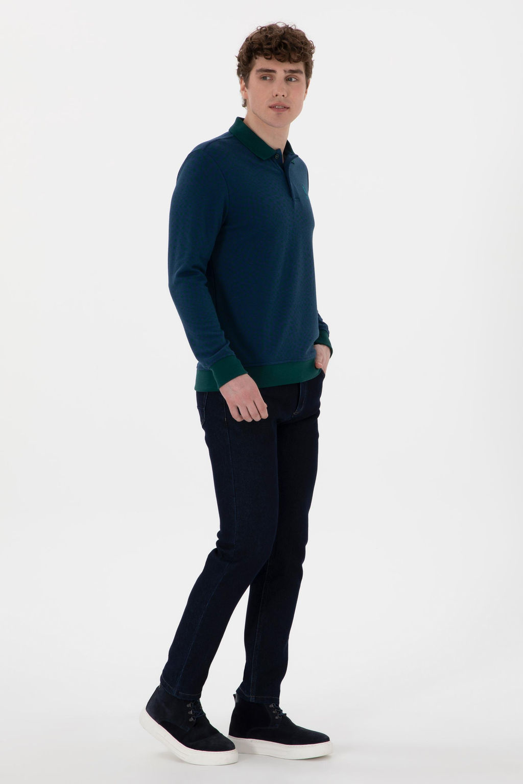 Erkek Koyu Ye_il Sweatshirt Sepette S_rpriz _ndirim - U.s. polo assn фото 4
