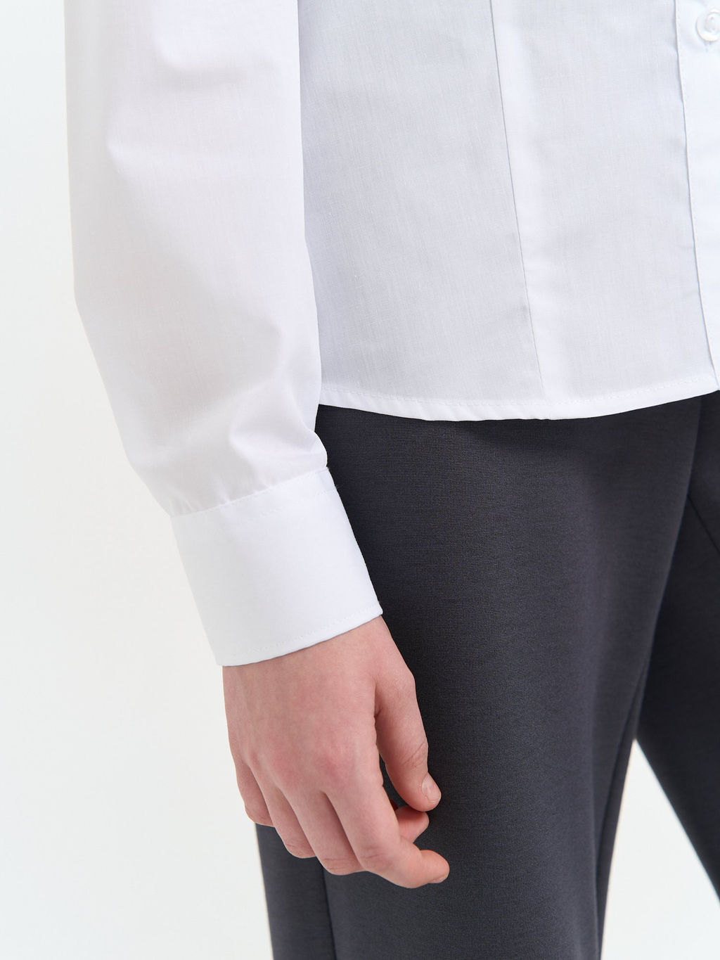 Рубашка Белая для девочки 7+ - Bungly фото 6