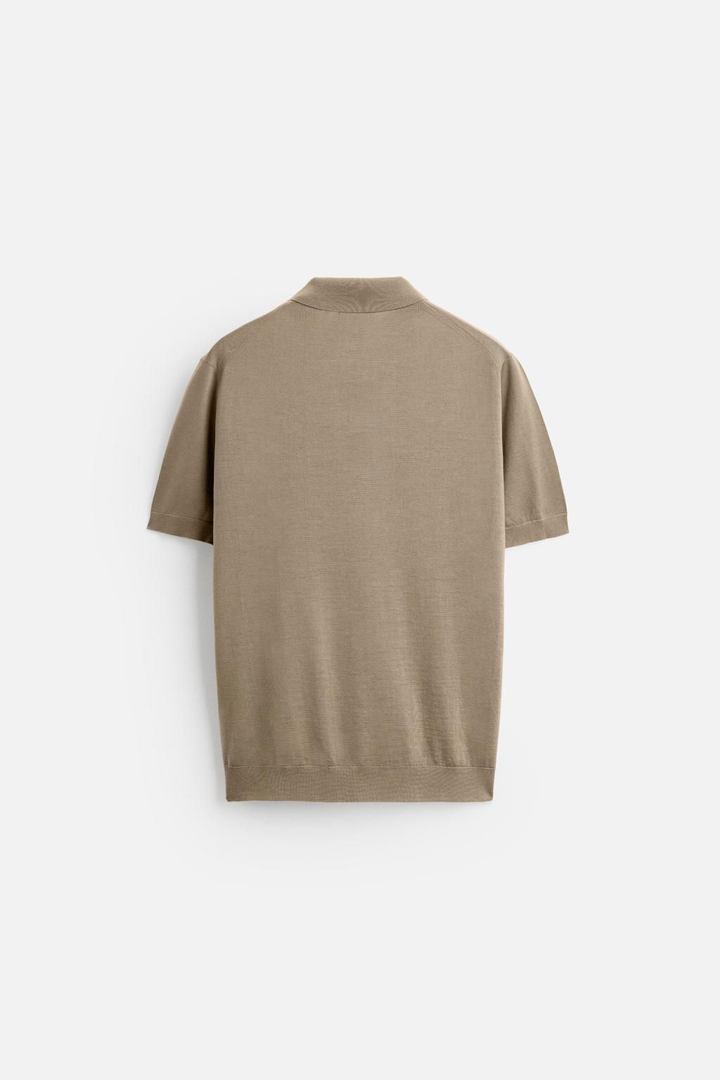 100% WOOL POLO SHIRT - Zara фото 2