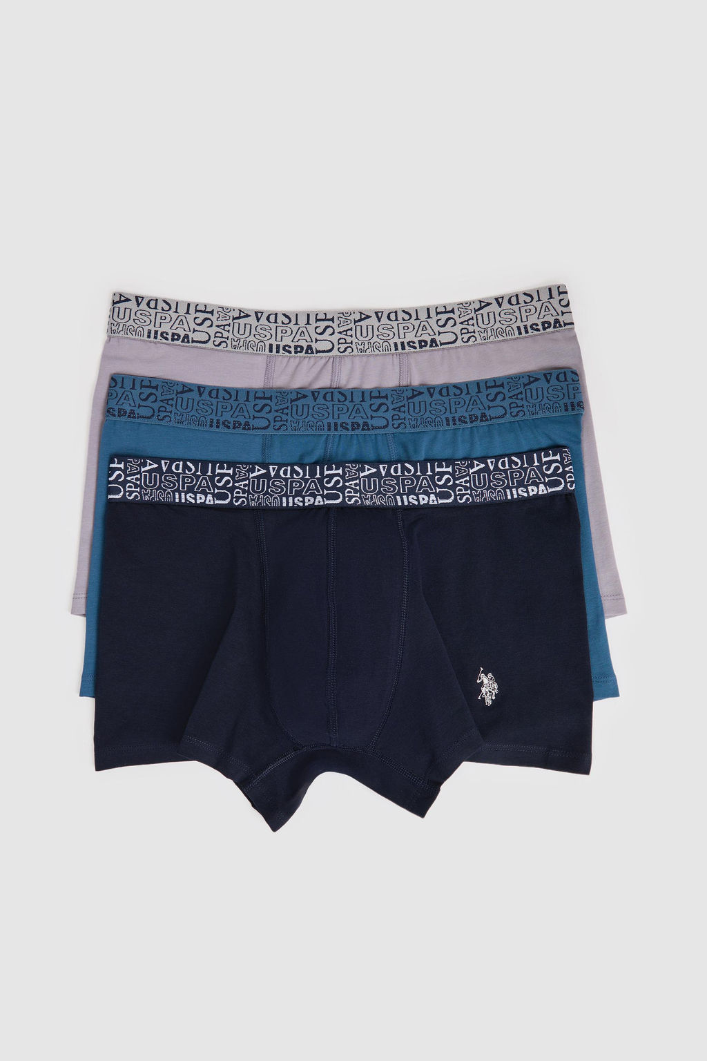 Erkek Lacivert 3l_ Boxer Tak_m_