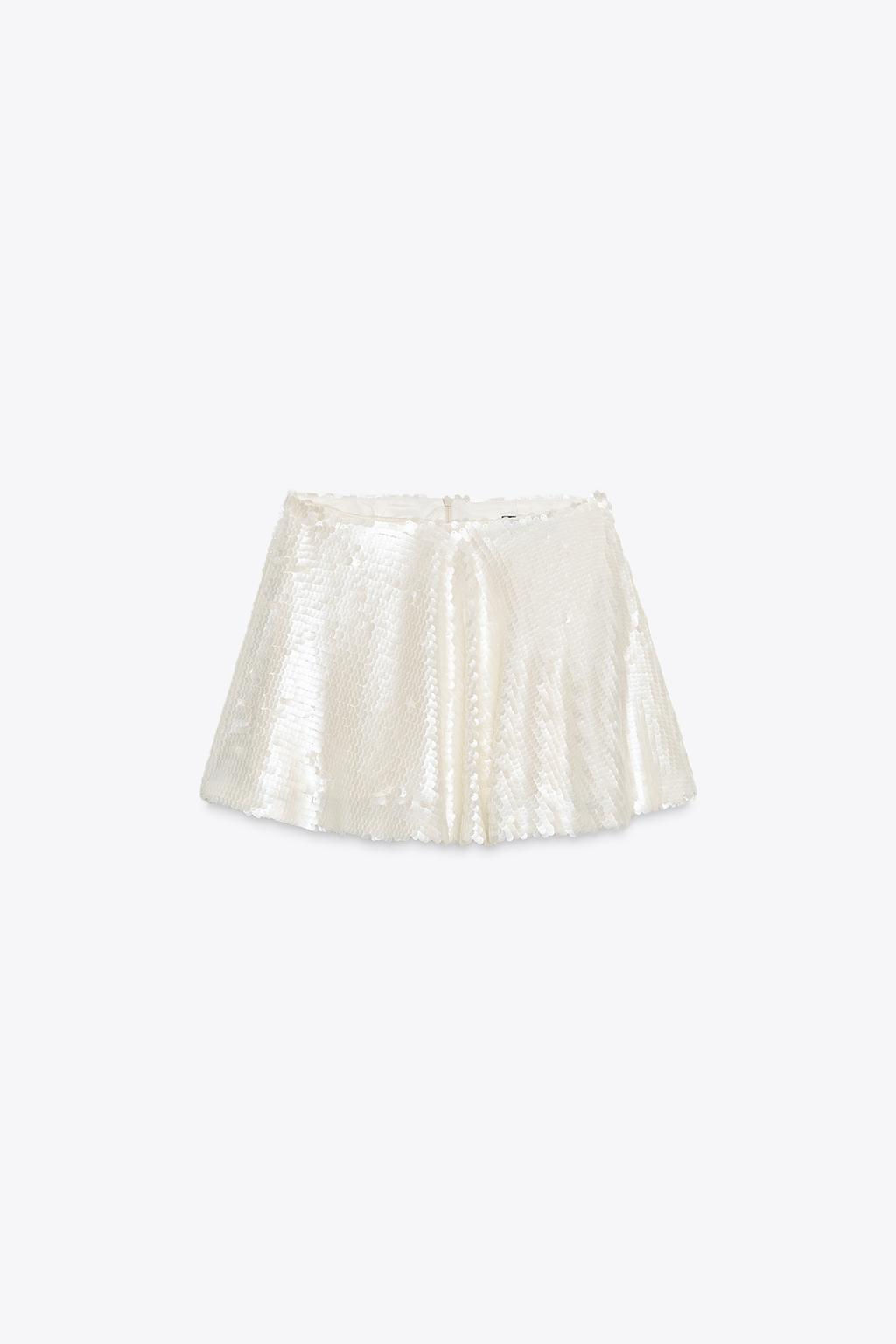 SEQUINNED MINI SKORT - Zara фото 4