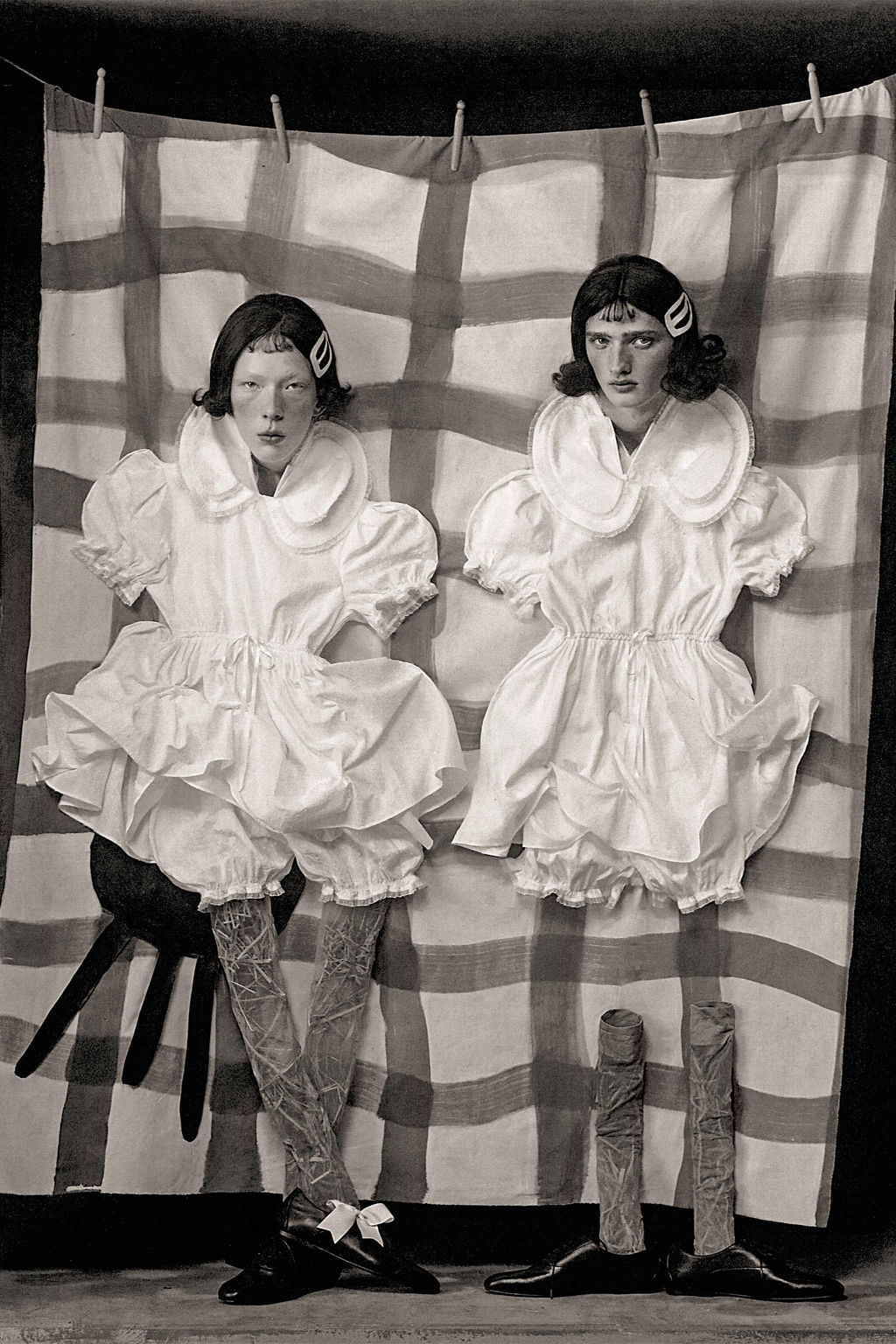 DOTTED MESH PETER PAN COLLAR JUMPSUIT DRESS - Zara фото 3