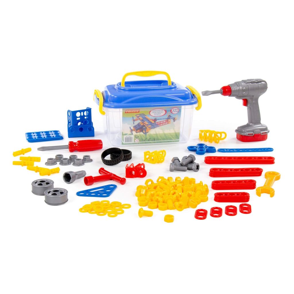 Конструктор Изобретатель - Самолёт №2 (144 элемента) (в контейнере) - Полесье фото 4