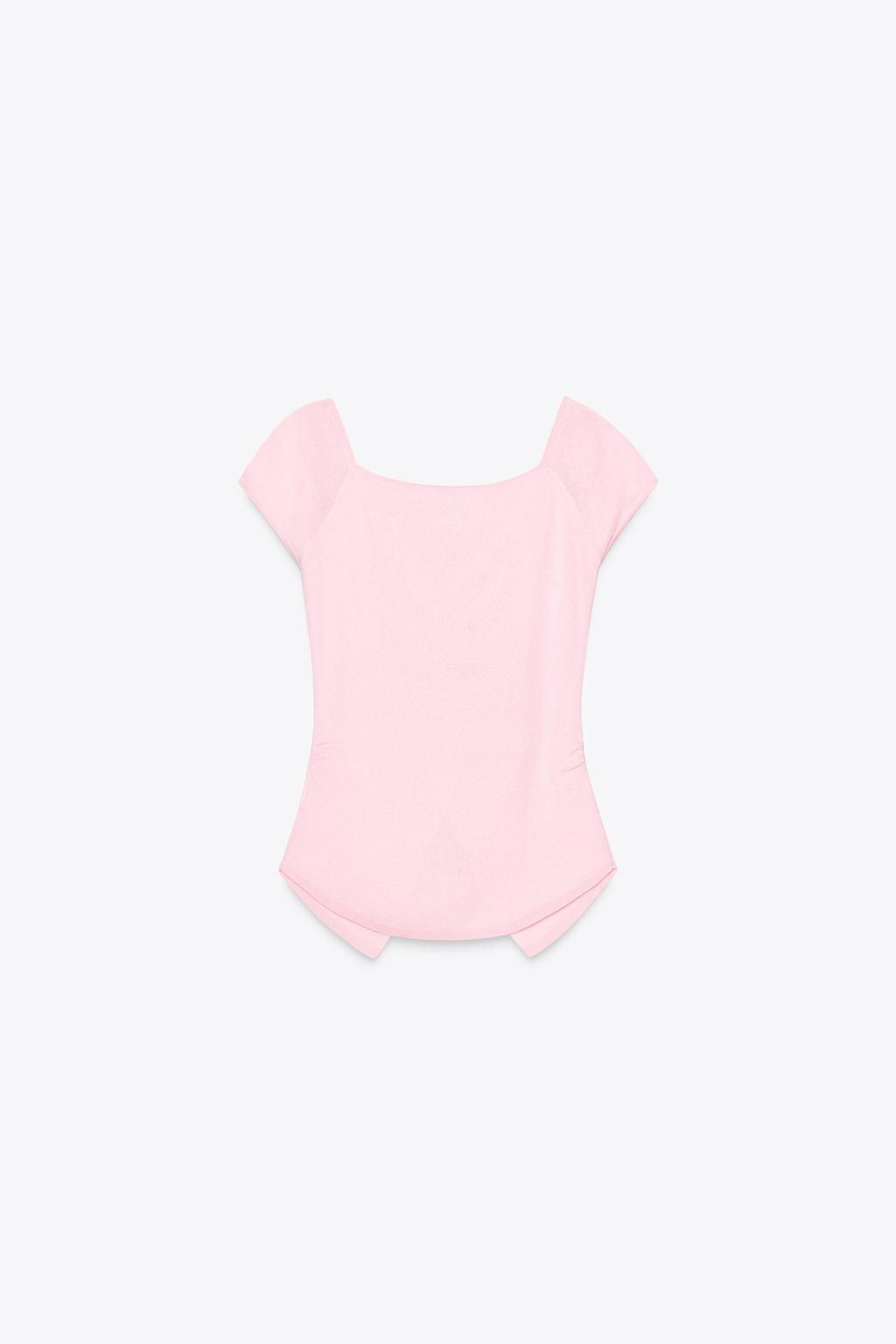 GATHERED KNIT TOP - Zara фото 11