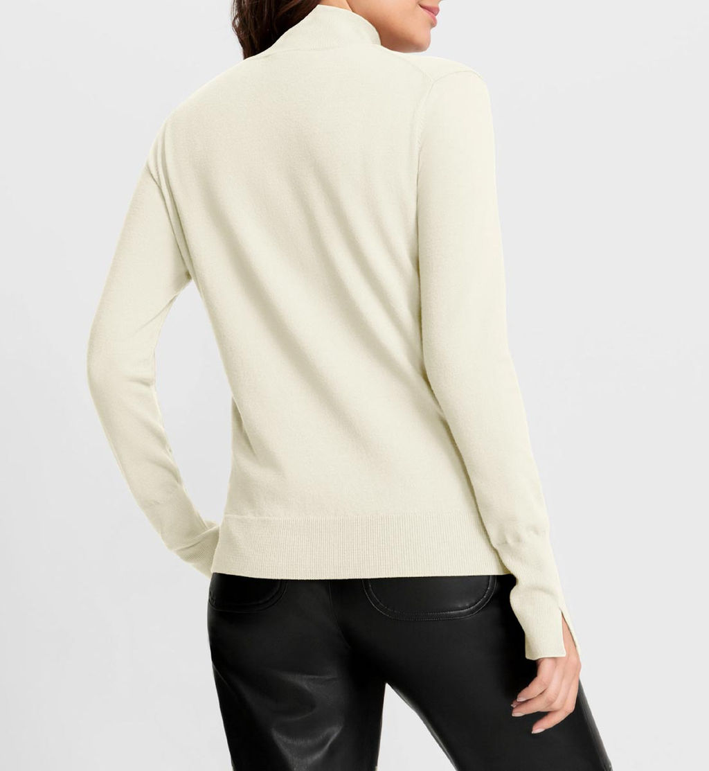 Свитер с воротником-стойкой, шампань - Heine фото 4