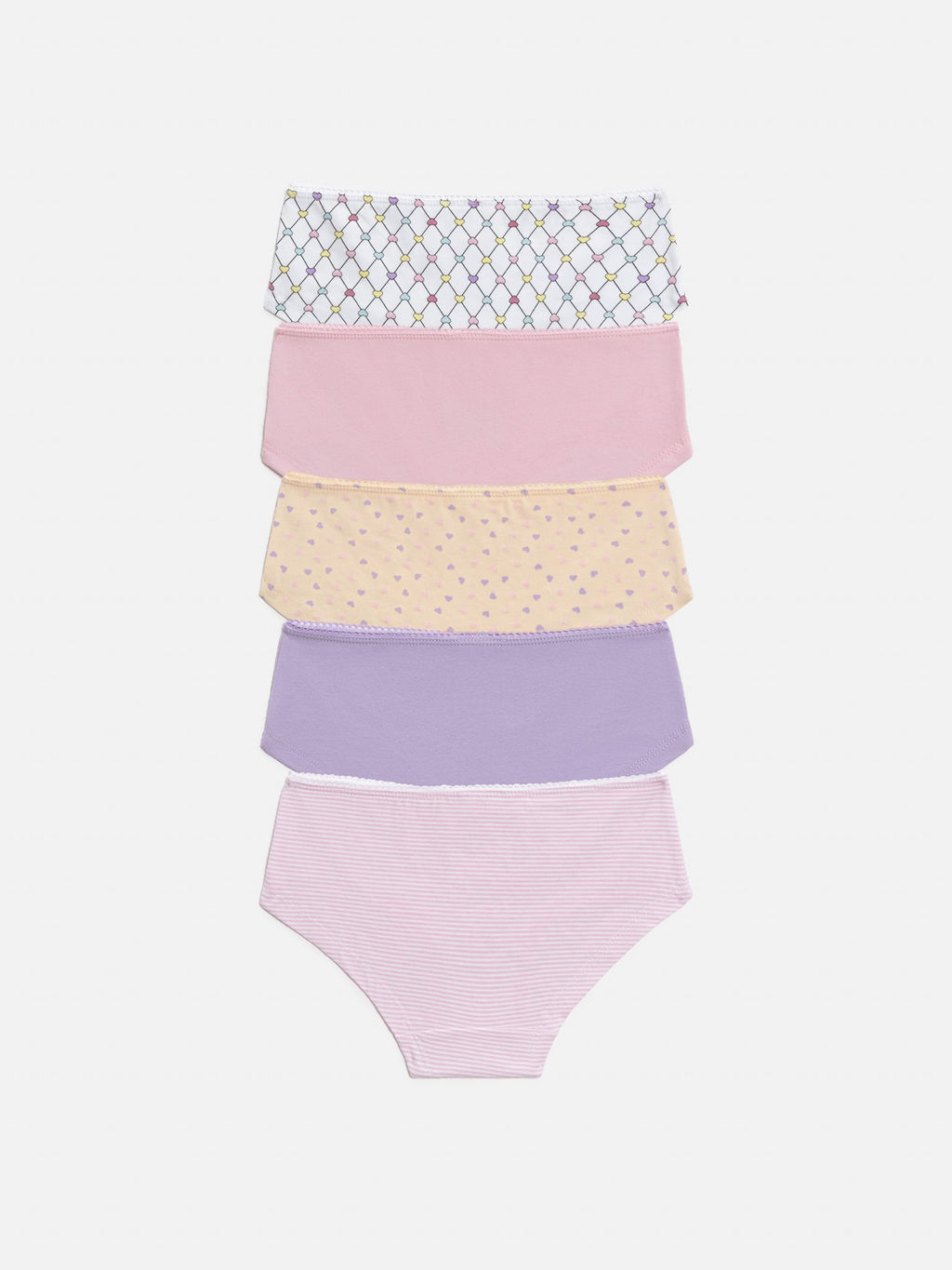 ACOOLA / Трусы детские для девочек в наборе из 5 шт. Lumpy цвет в ассортименте  фото 2