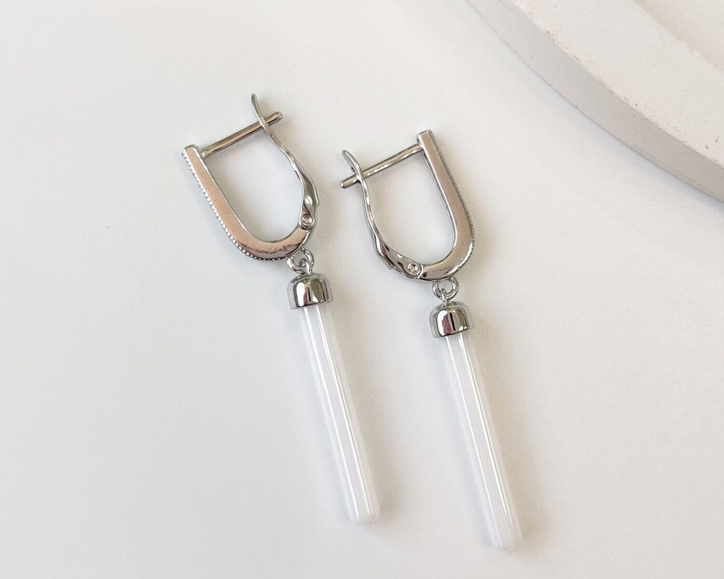 Серьги с керамикой