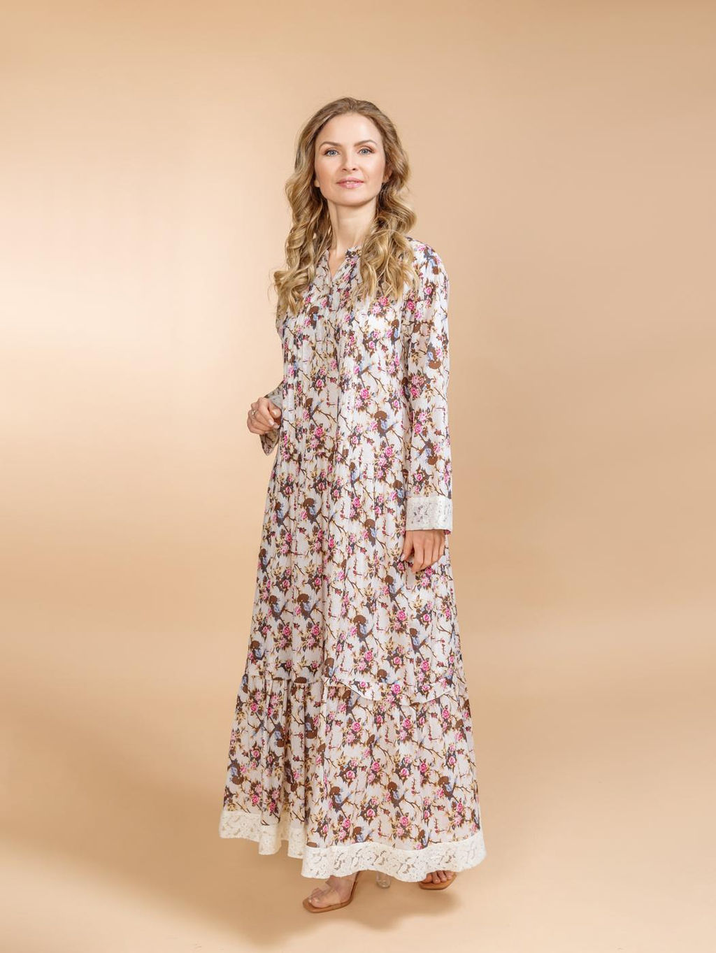 Платье (хлопок) №25-240-3 - Ганг фото 2