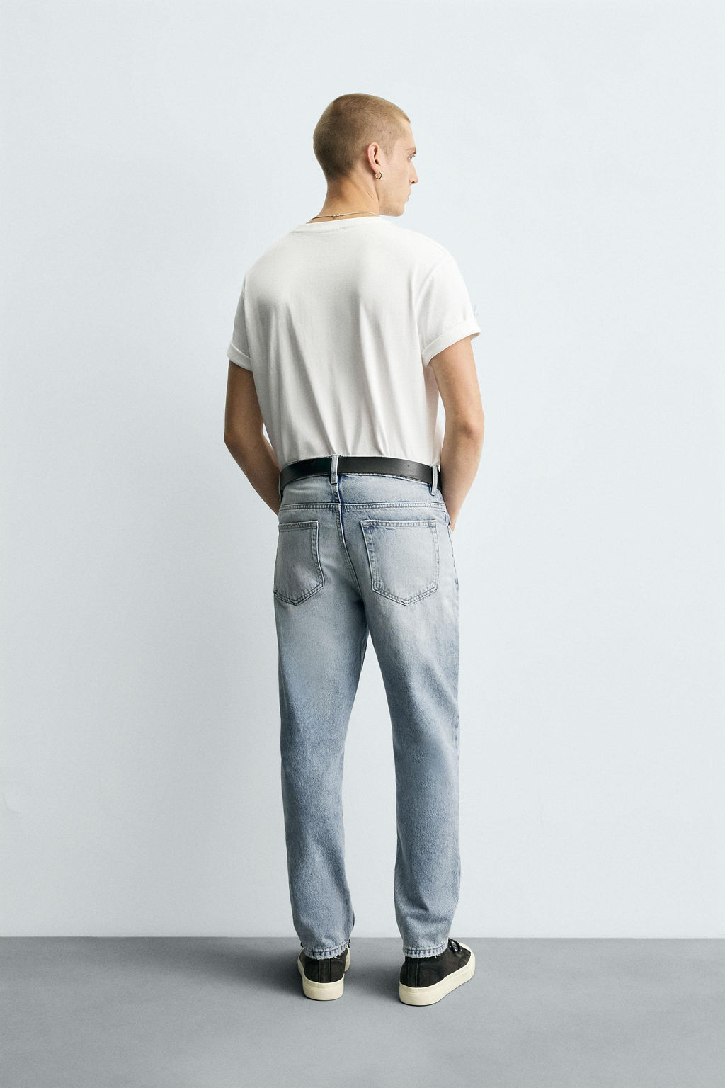 SLIM FIT CROPPED JEANS - Zara фото 3