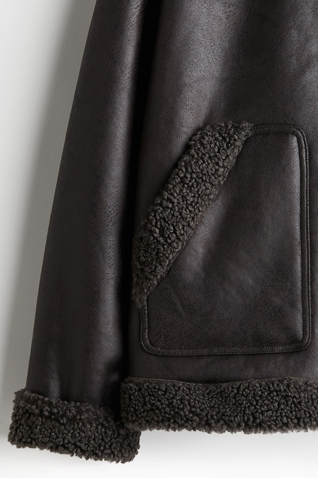 Cazadora con ribete de borreguito Regular Fit - H&m фото 8