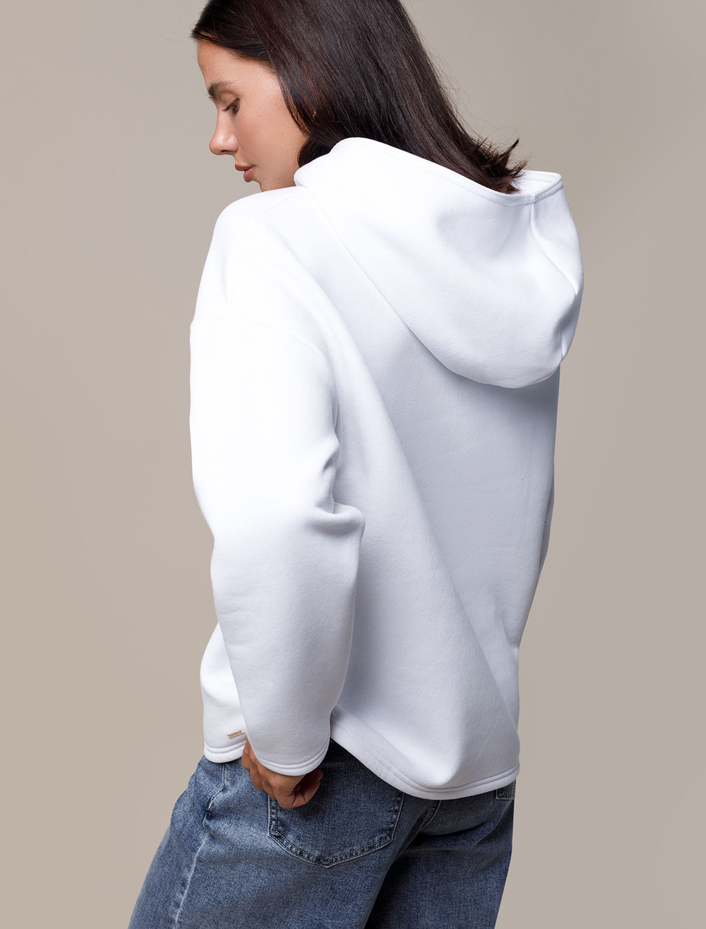 Худи из футера-трехнитки с начесом