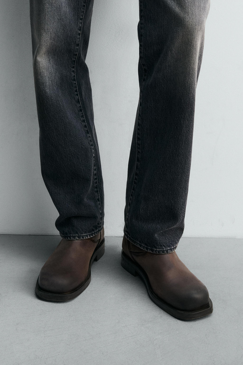 BUCKLE LEATHER BOOT LIMITED EDITION - Zara фото 2
