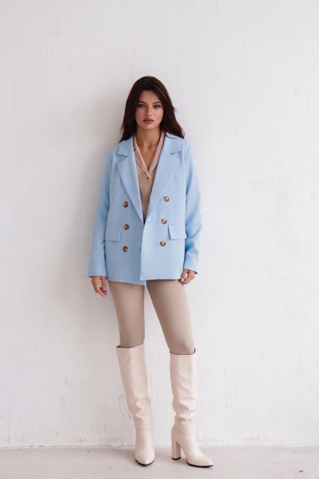 Двубортный жакет с английским воротником - Martichelli фото 149