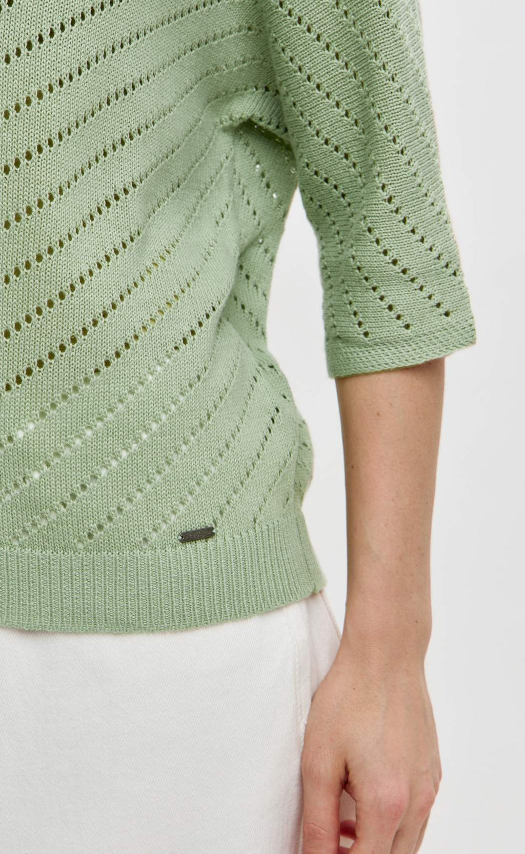 Джемпер F612-1580 olive - Fine joyce фото 3