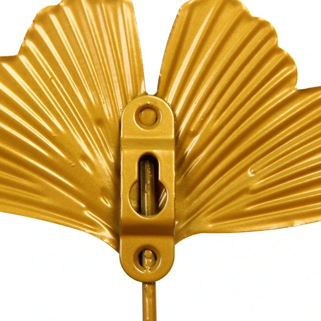 Цена за 6 шт. Крючок интерьерный металлический "ЛОФТ ТАМБЛ", паншкрафт, цвет золото, 9*14см