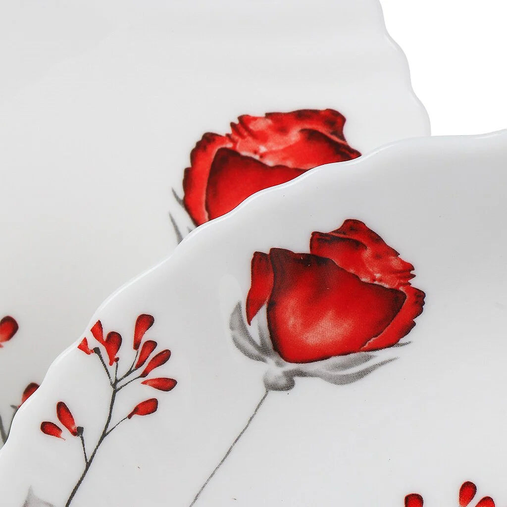 Сервиз столовый стеклокерамика, 18 предметов, на 6 персон, Daniks, Вероника (448955)  фото 4