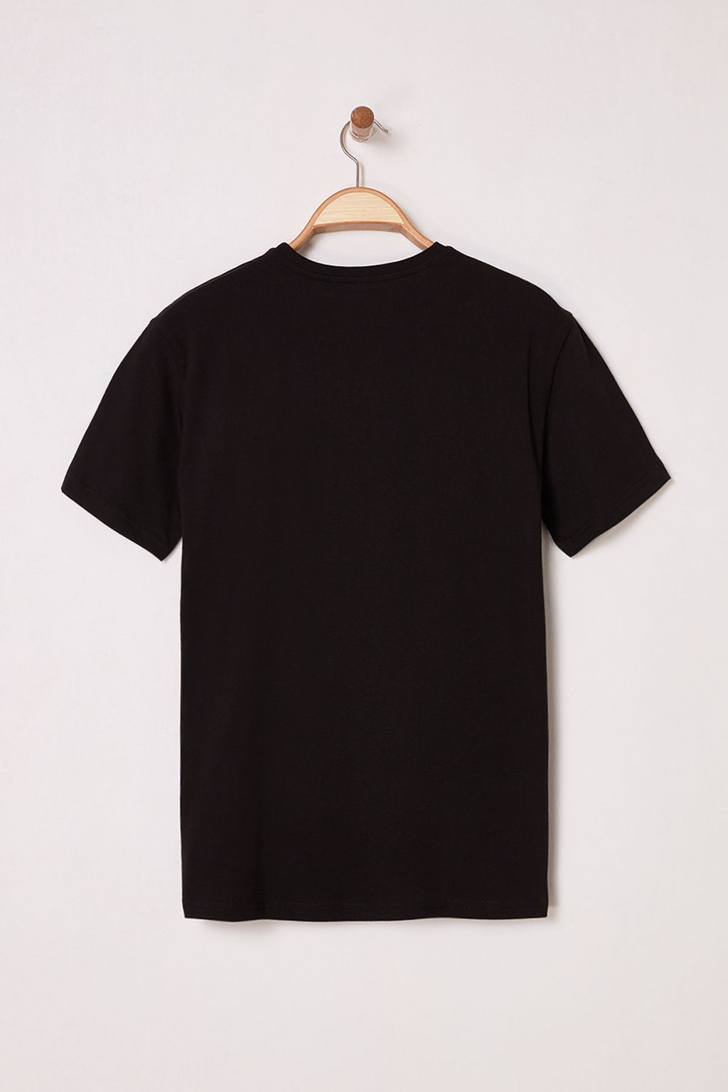 Trendyolmilla Man Siyah Regular/Normal Kesim Zero Bask?l? %100 Pamuk T-Shirt TMNSS25TS00121  фото 3