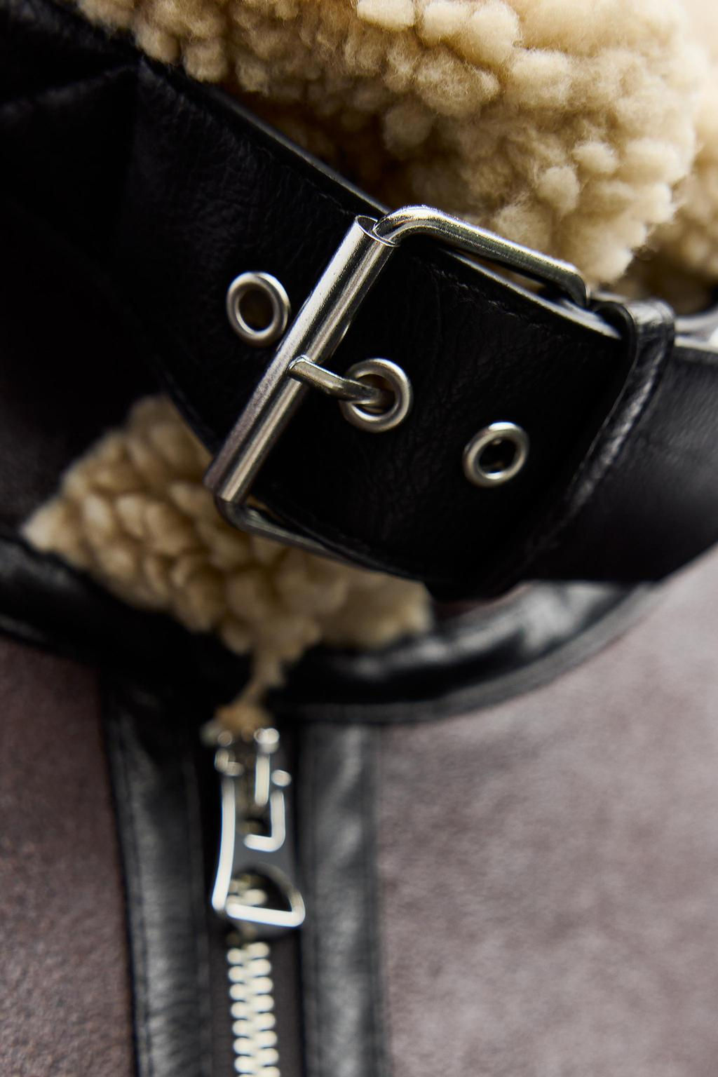 SHORT DOUBLE-FACED JACKET - Zara фото 6