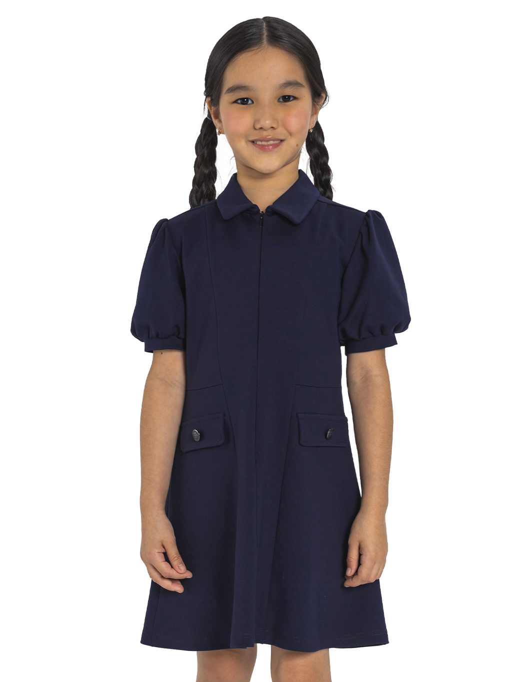 Школьное платье для девочки О77028 - Карамелли фото 5