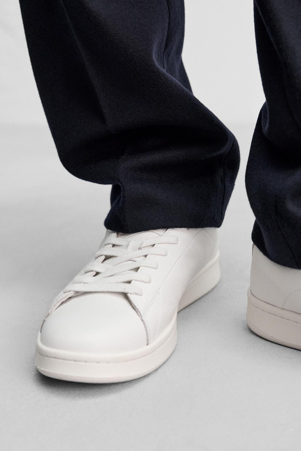 LEATHER TRAINERS - Zara фото 10