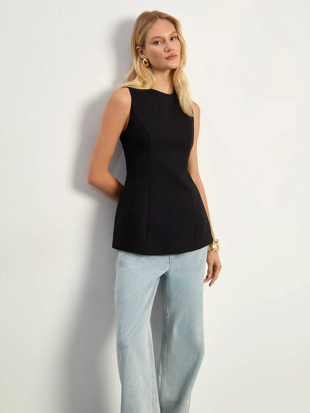 EMKA / Топ из костюмной ткани  фото 3