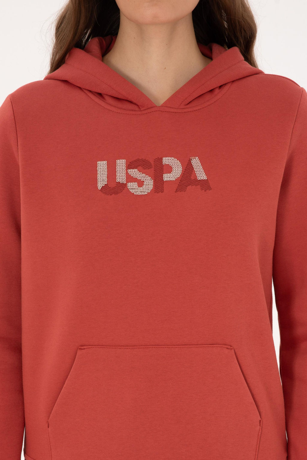Kad_n Kiremit Kap__onlu Basic Sweatshirt - U.s. polo assn фото 6