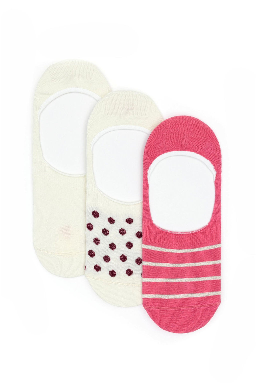 Женские носки-балерины из трех предметов - U.s. polo assn фото 5