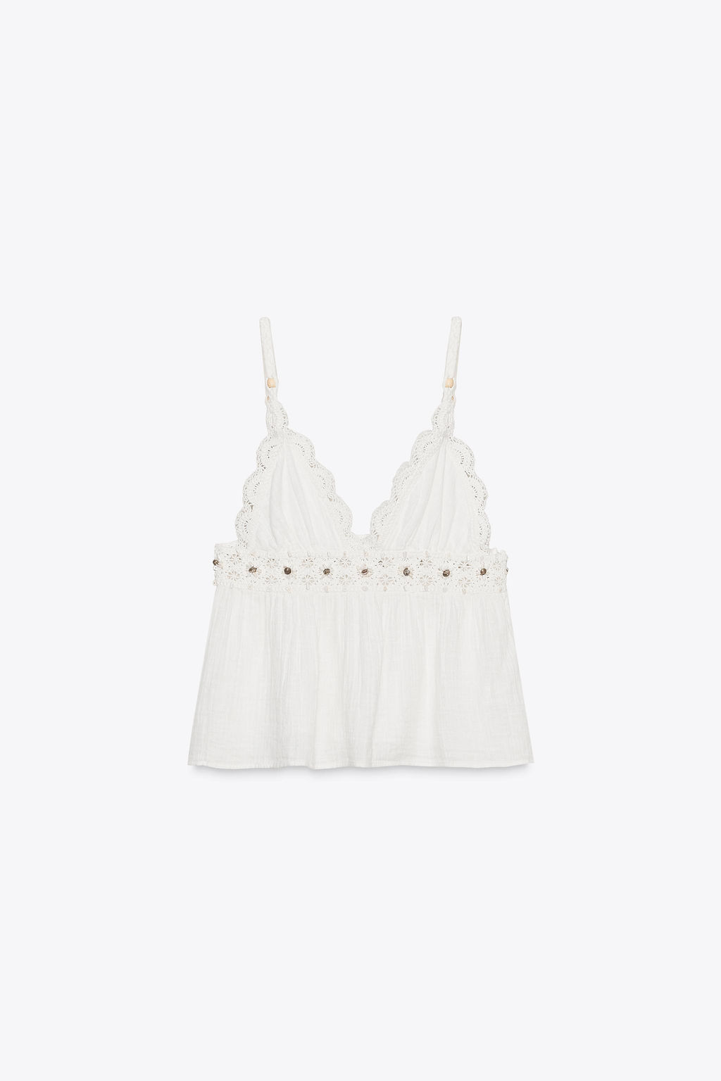 CROCHET AND BEAD TOP