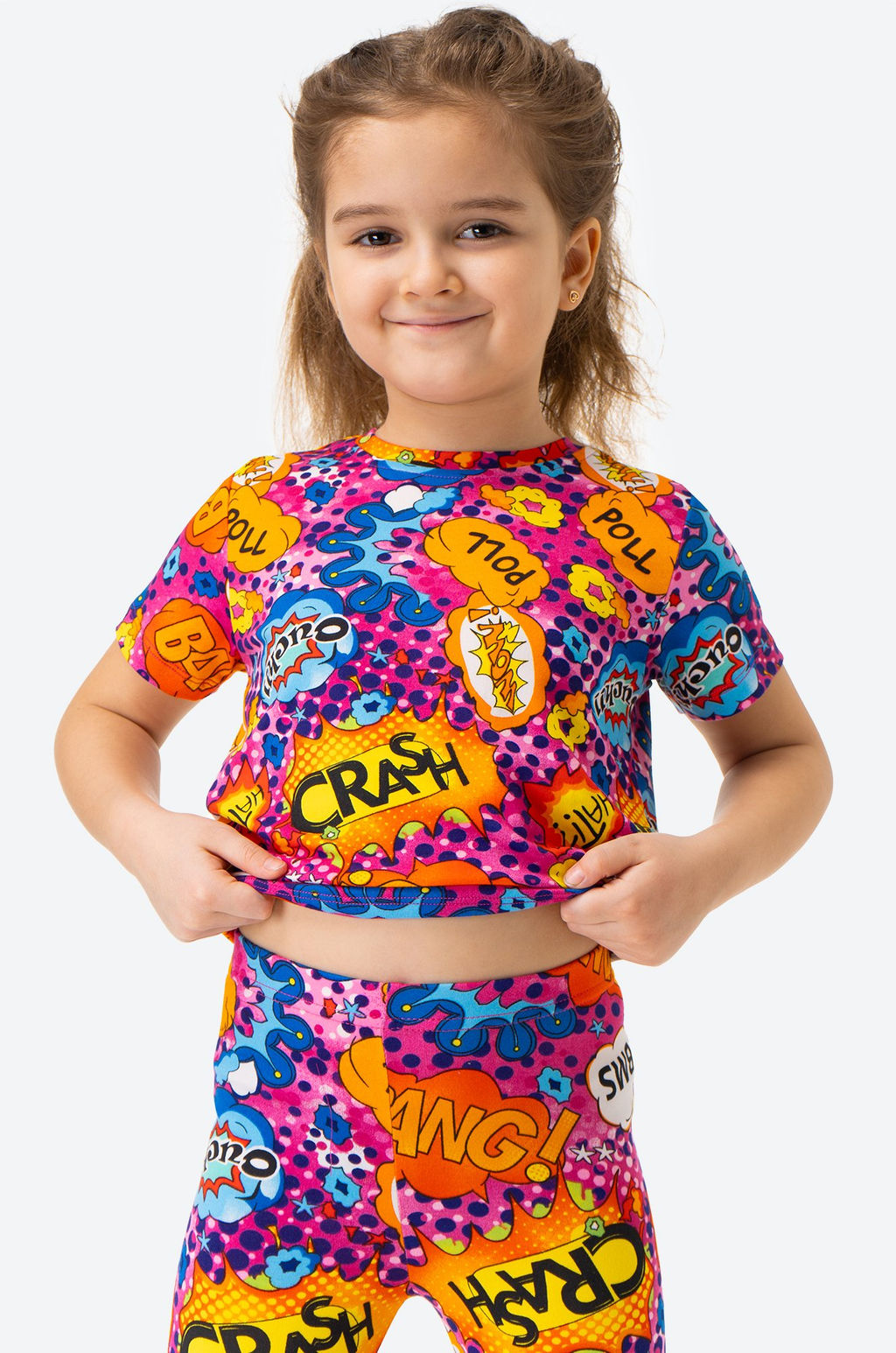 Летний костюм для девочки из бамбука Happyfox