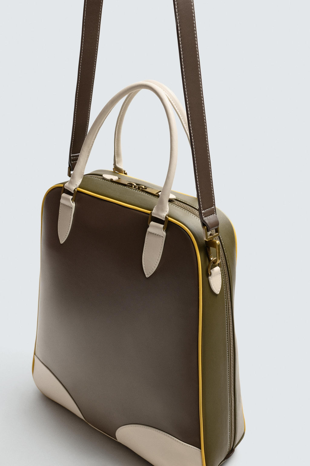LEATHER SHOPPER BAG HARRY LAMBERT FOR ZARA X DISNEY  фото 6