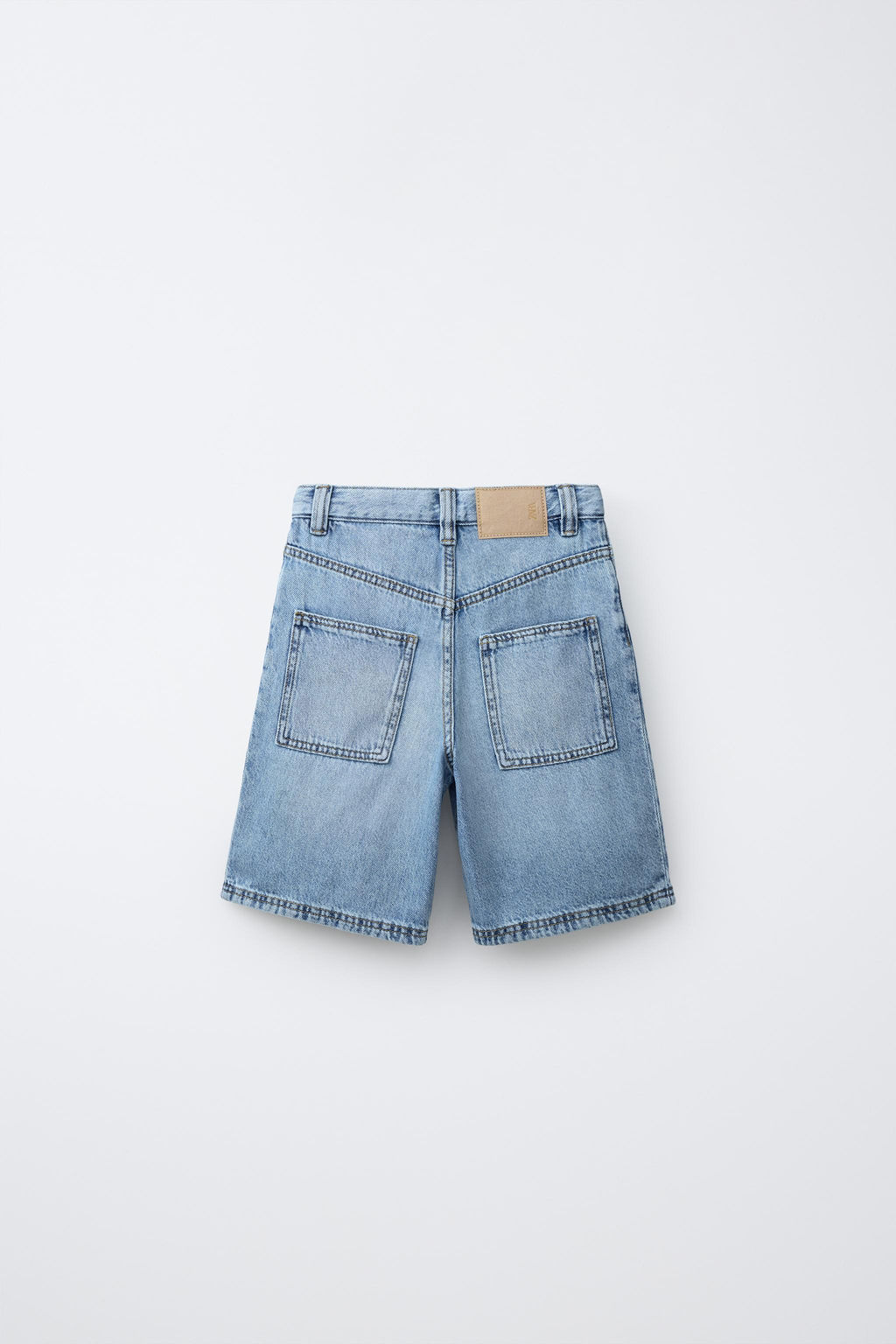 BERMUDA DENIM RELAXED BAGGY / Azul medio - Zara фото 2