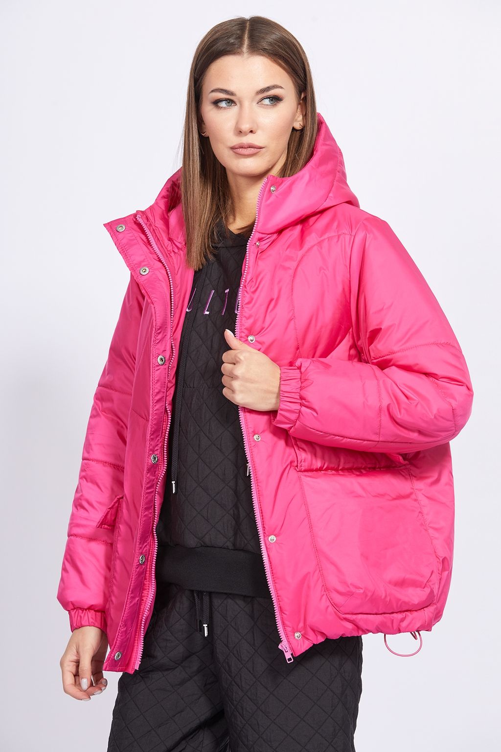 Куртка 2307 малиновый - Eola фото 4