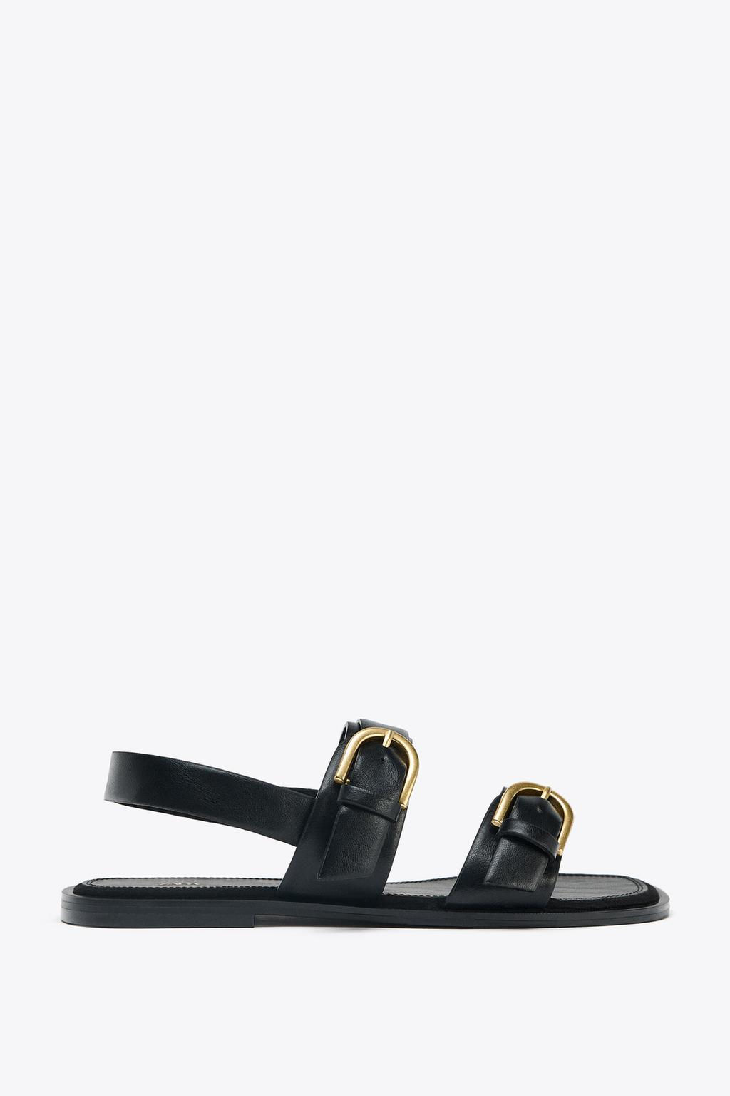DOUBLE BUCKLE SANDALS - Zara фото 2