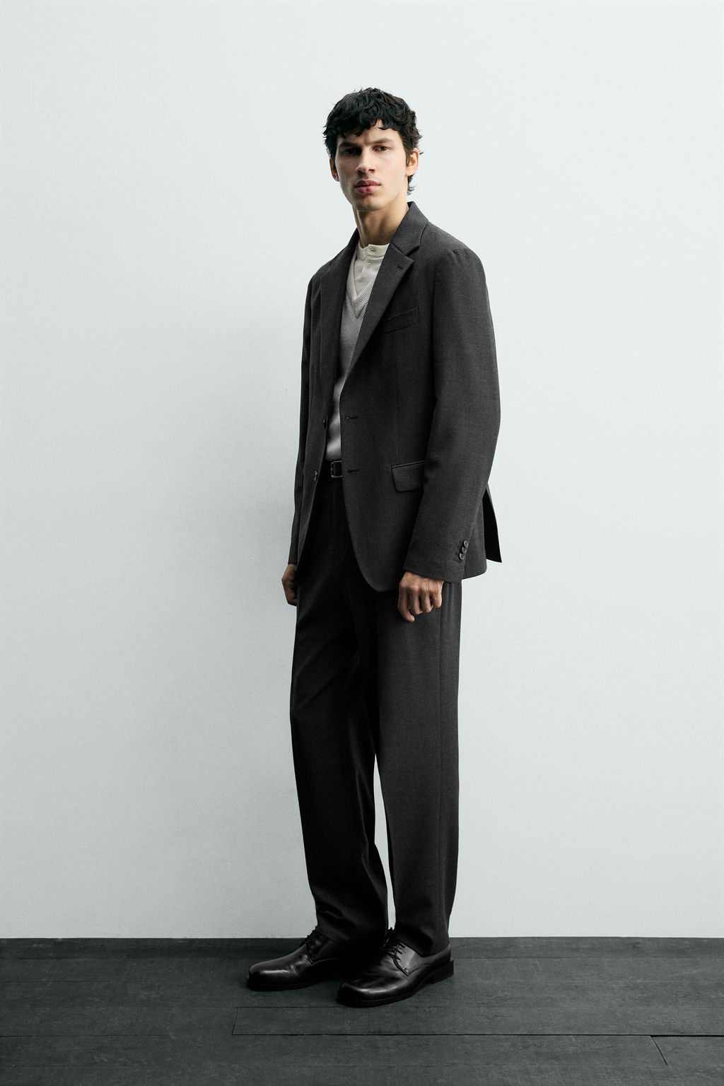 WOOL SUIT TROUSERS - Zara фото 4