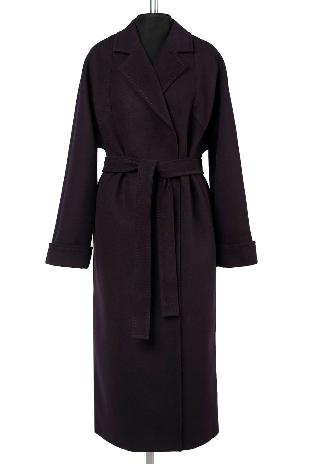 01-11875 Пальто женское демисезонное (пояс)