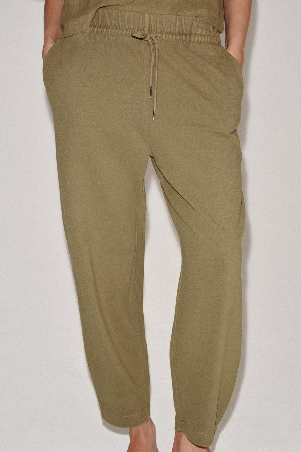 WASHED EFFECT TROUSERS - Zara фото 2