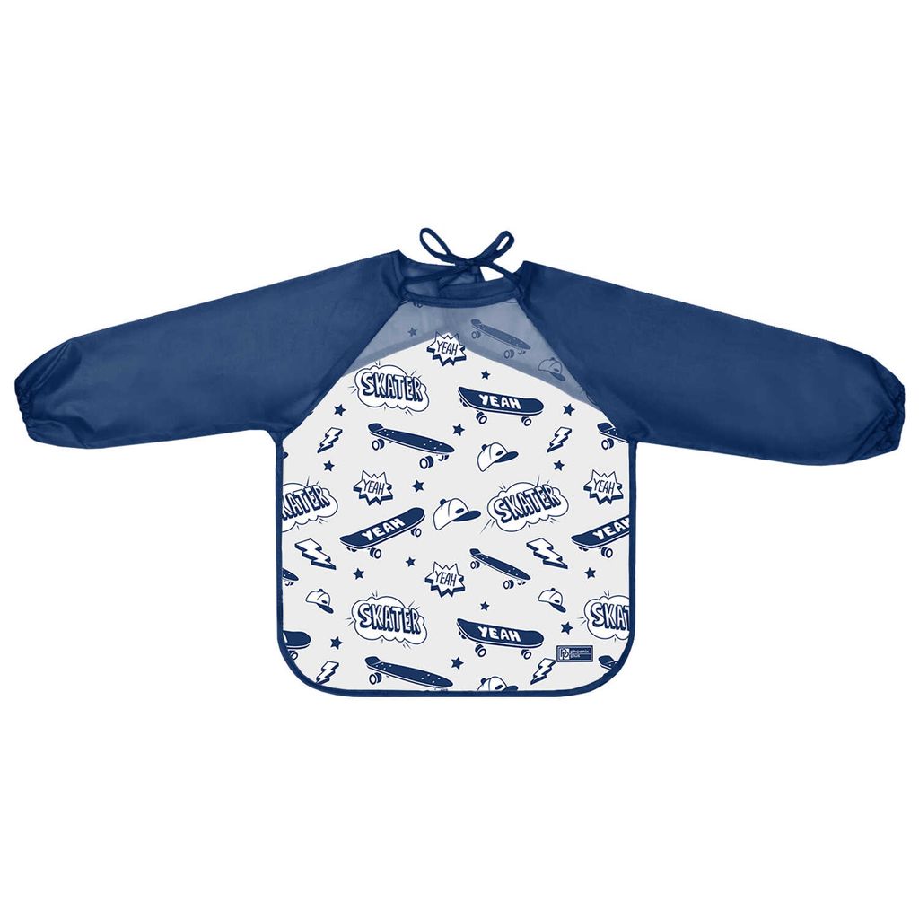 Фартук для уроков труда и рисования, арт. 60009/ 24 СКЕЙТ ПАТТЕРН (39.5x34.5 см, полиэстер, этиленви