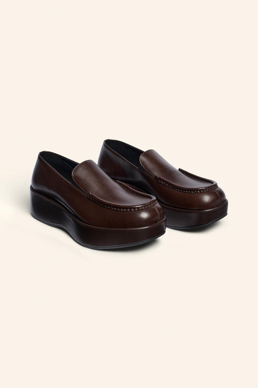 LEATHER LOAFERS - LIMITED EDITION - Zara фото 5