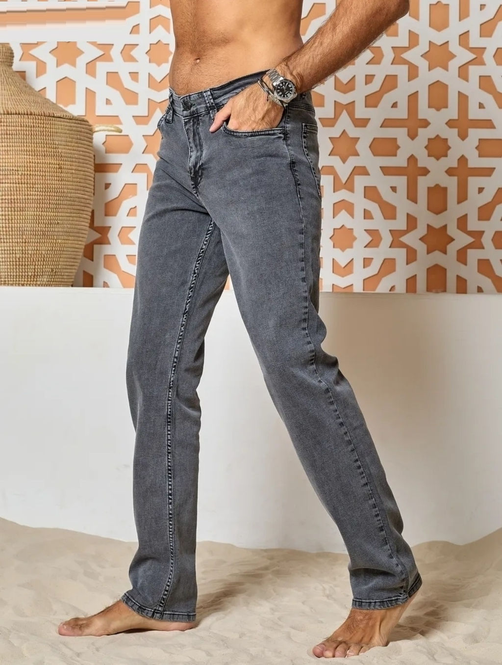 Джинсы мужские прямые классические