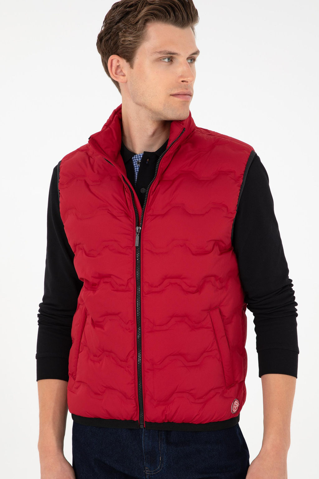 Мужской красный жилет Неожиданная скидка в корзине - U.s. polo assn фото 3