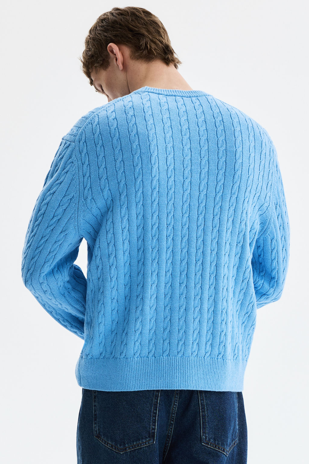 Jersey en punto trenzado Regular Fit - H&m фото 7