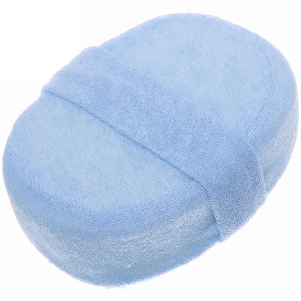 Цена за 3 шт. Мочалка для лица и тела "Ultramarine - Парадиз", мягкая, цвет микс, 15*10*5см (зип пакет и наклейка Ultramarine)